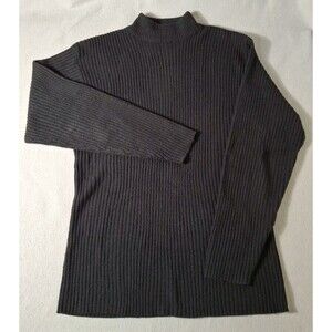 Gochu Sweater Mens XL Black Acrylic Old Skool Hip Hop Tight Knit